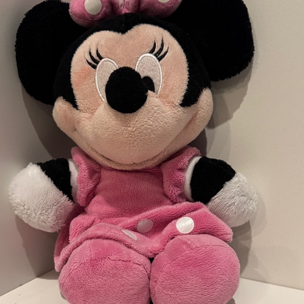 Minnie Mouse Pink Plush Toy Disney